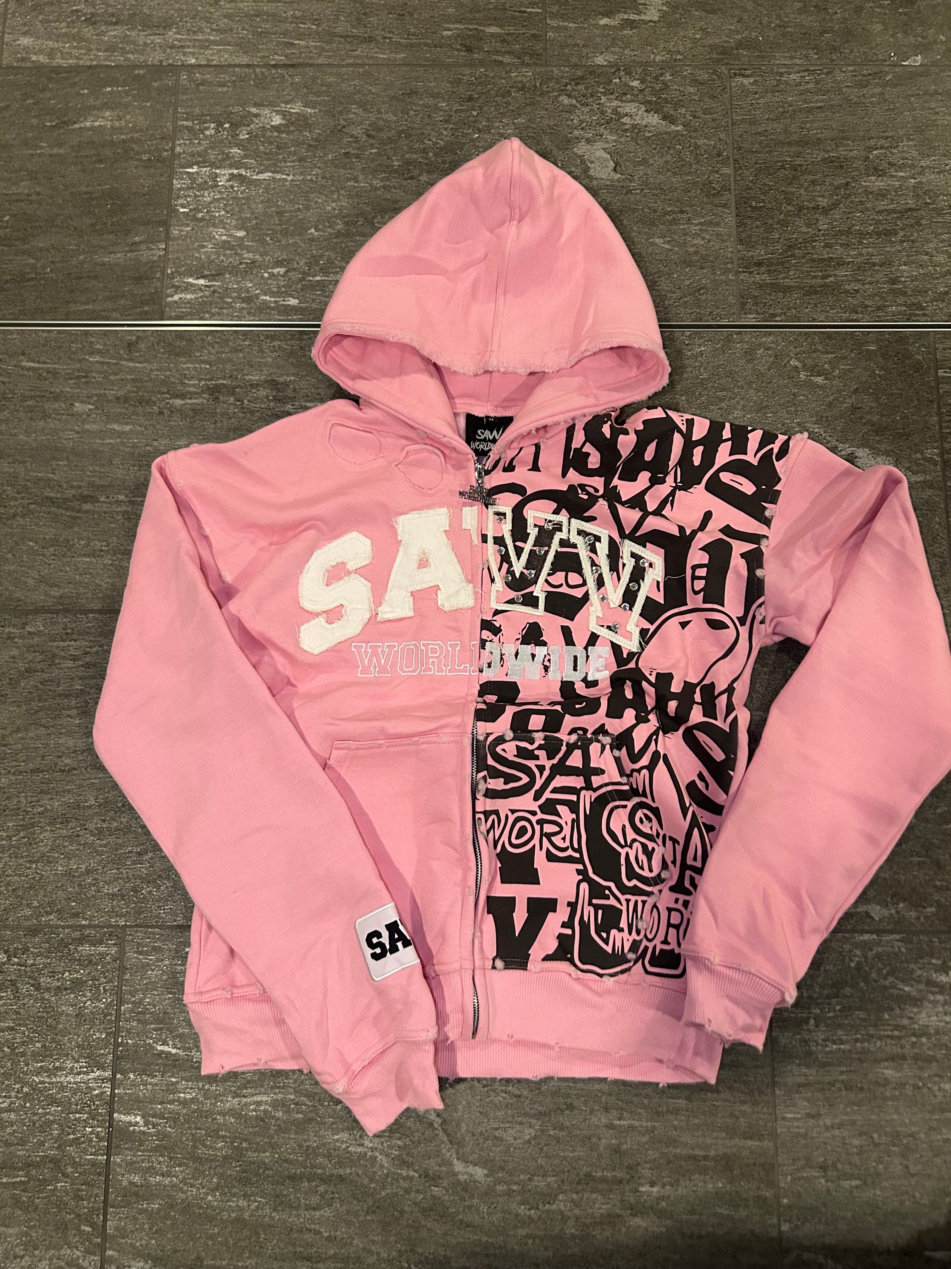 Savv Worldwide Zip-Up Pink
