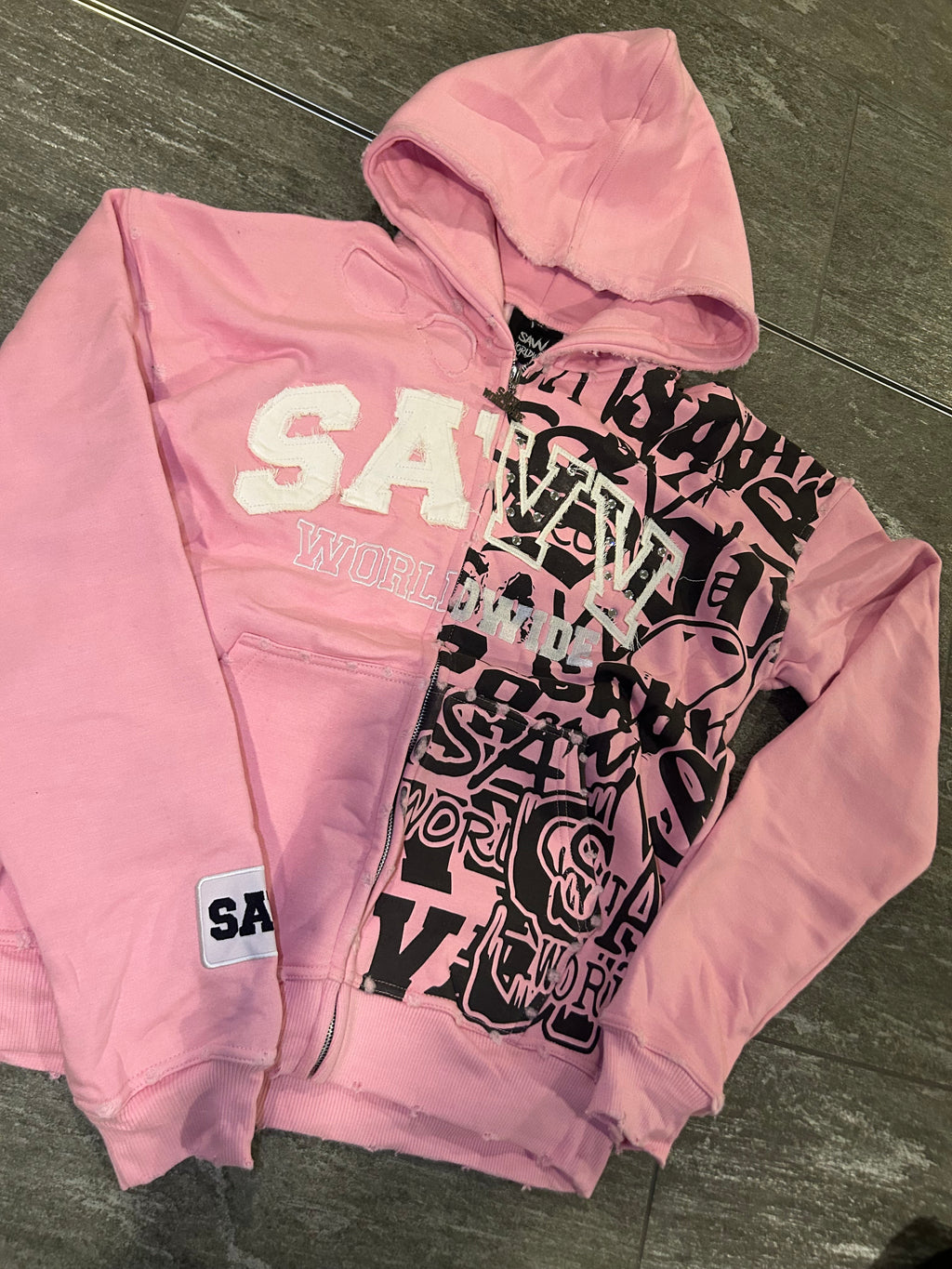 Savv Worldwide Zip-Up Pink