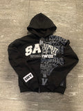 Savv Worldwide Zip-Up Black