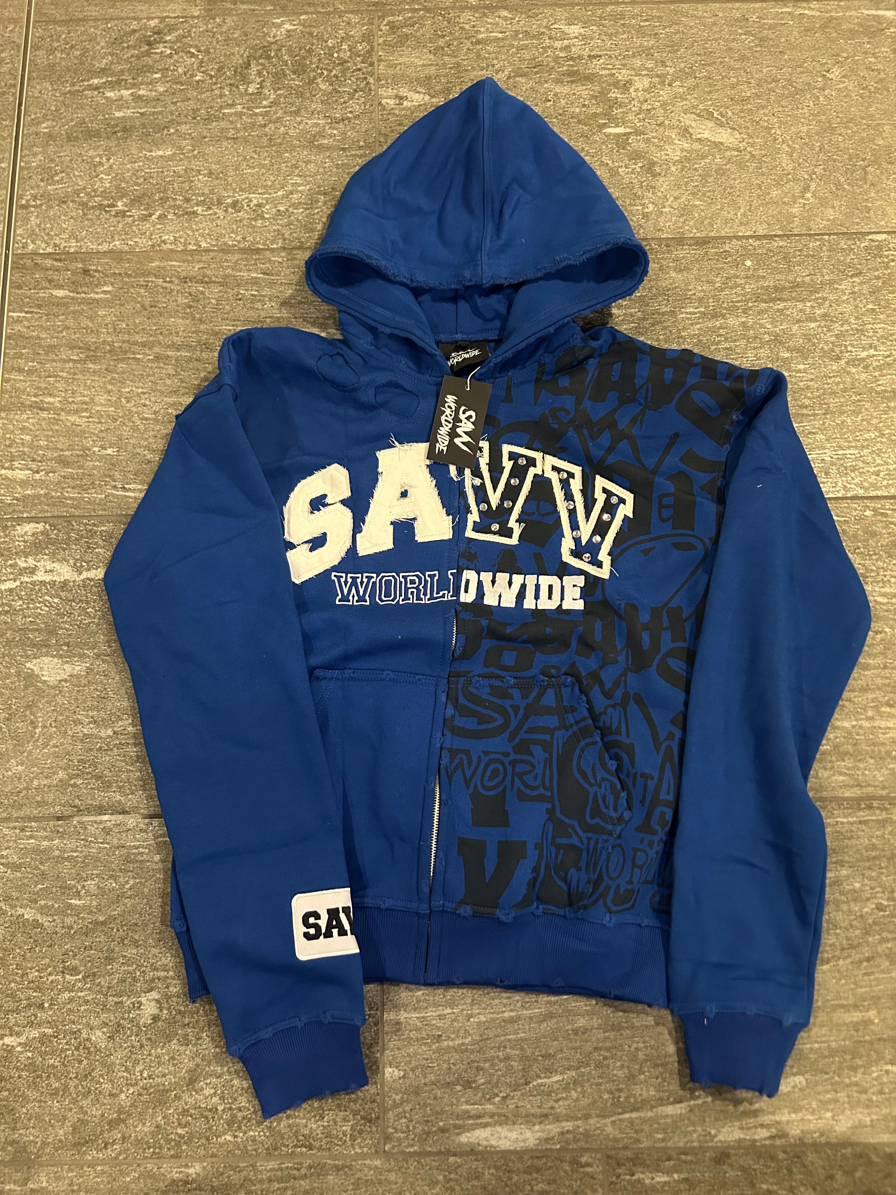 Savv Worldwide Zip-Up Blue